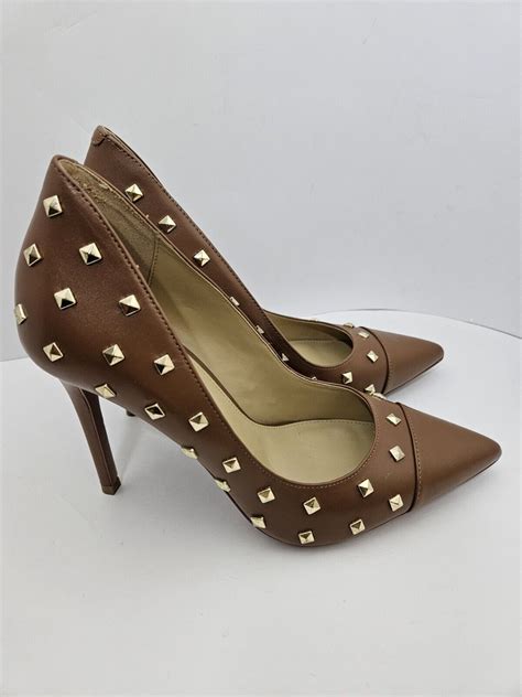 michael kors keke|Keke Studded Leather Pump .